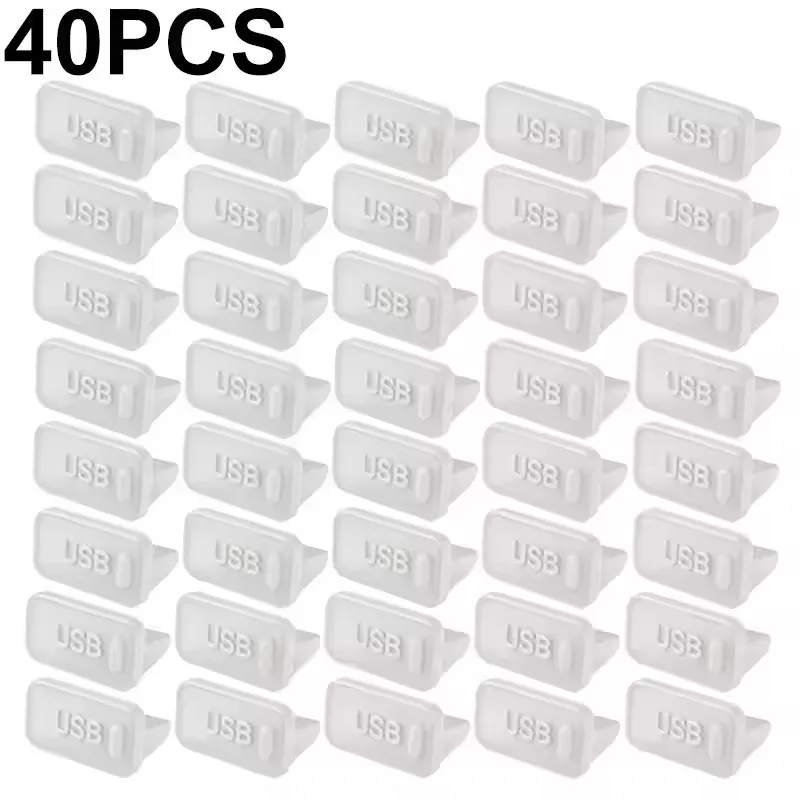 USB Port Silicone Dustproof Caps - Protective Dust Plugs for Laptops and Notebooks