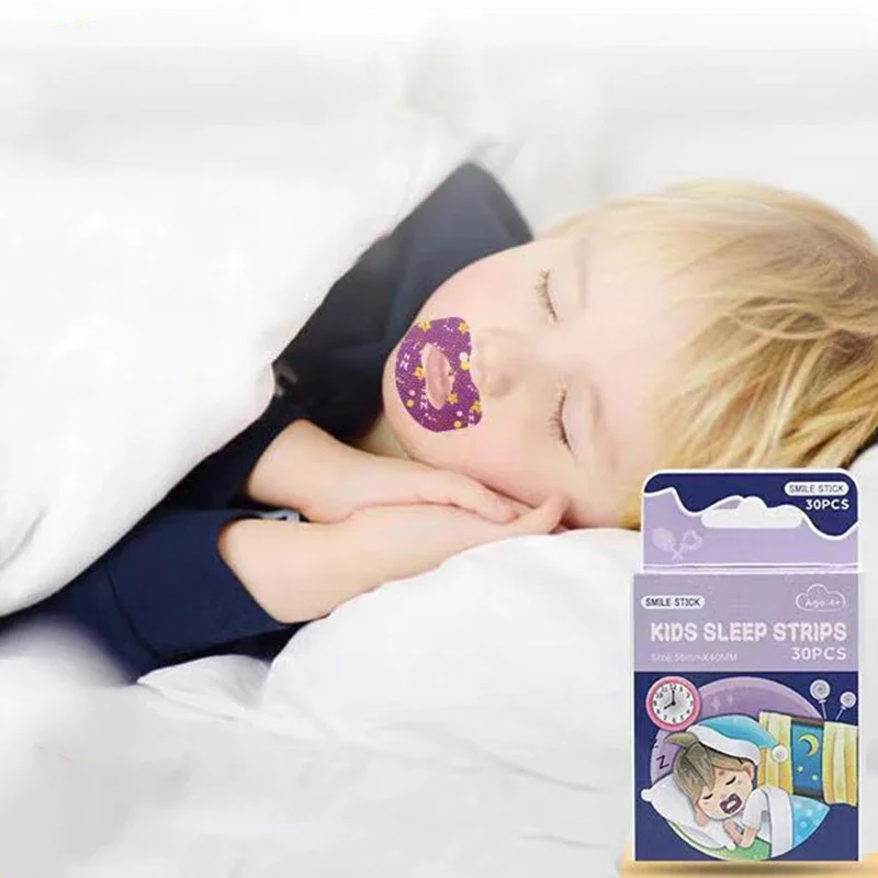 Baby Care Kit 30Pcs Baby Sleep Strips Correction Infant Anti-open Mouth Sleeping Tape Good Slumber Patch
