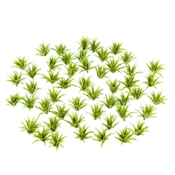 50pcs Green Shrubs Bush Model Aritificial Plants Railway Wargame Park Diorama Scenery HO 3.5cm Architecture Railroad Scenery