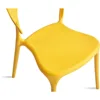 Modern Stackable Dining Chair Set, No Assembly, Plastic Chair, Patio Chair, Suitable for Indoor and Outdoor Cafes and Restaurant 6
