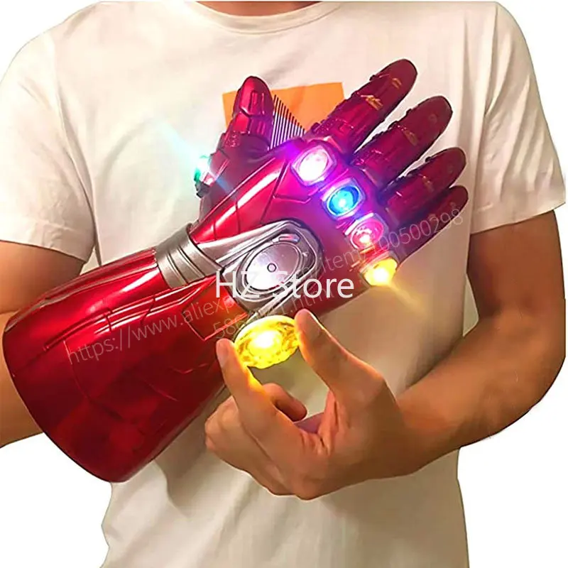 ディズニー　ライト付き グローブ　アイアンマン　サノス 1:1 サノスアイアンマングローブ LED ライトガントレット