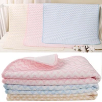 Matelas à langer pour bébé, en coton, réutilisable, imperméable, drap de berceau, lavable, couvre-lit pour nouveau-né, matelas à couches d'urine 1