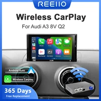 Module Auto CarPlay Android sans fil pour Audi A3 8v Q2 8P S3 RS3 2012 – 2021, avec Support de caméra de rechange OEM 1