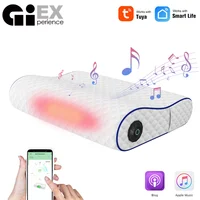Smart Memory Foam Bed Pillow Carbon Fibre heating Far Infrared Therapy Built-in Bluetooth Speaker Play Music Sleep Monitoring 1