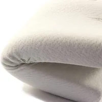 Oreiller en mousse à mémoire de forme en bambou avec housse amovible avec fermeture éclair, oreiller cervical en bambou pour dormir, conception ergonomique JAF022 6