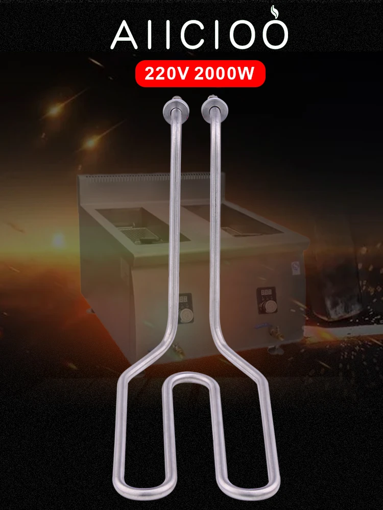 para frigideira máquina de aquecimento 220v 2kw aço inoxidável 304