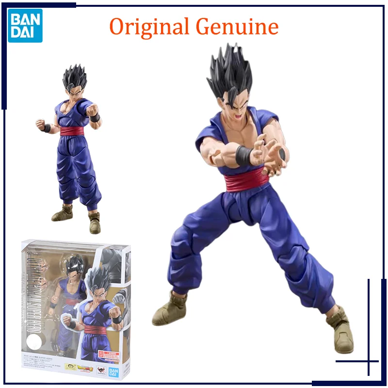 

Оригинальная Подлинная модель S.H. Фигурarts DRAGON BALL ULTIMATE GO HAN SUPER HERO Bandai Аниме игрушки экшн-фигурки подарки коллекционные