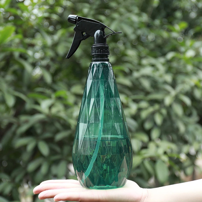 Spray Bottle 600/500ml Mist Sprayer Transparent Watering Can Household Cleaning Gardening