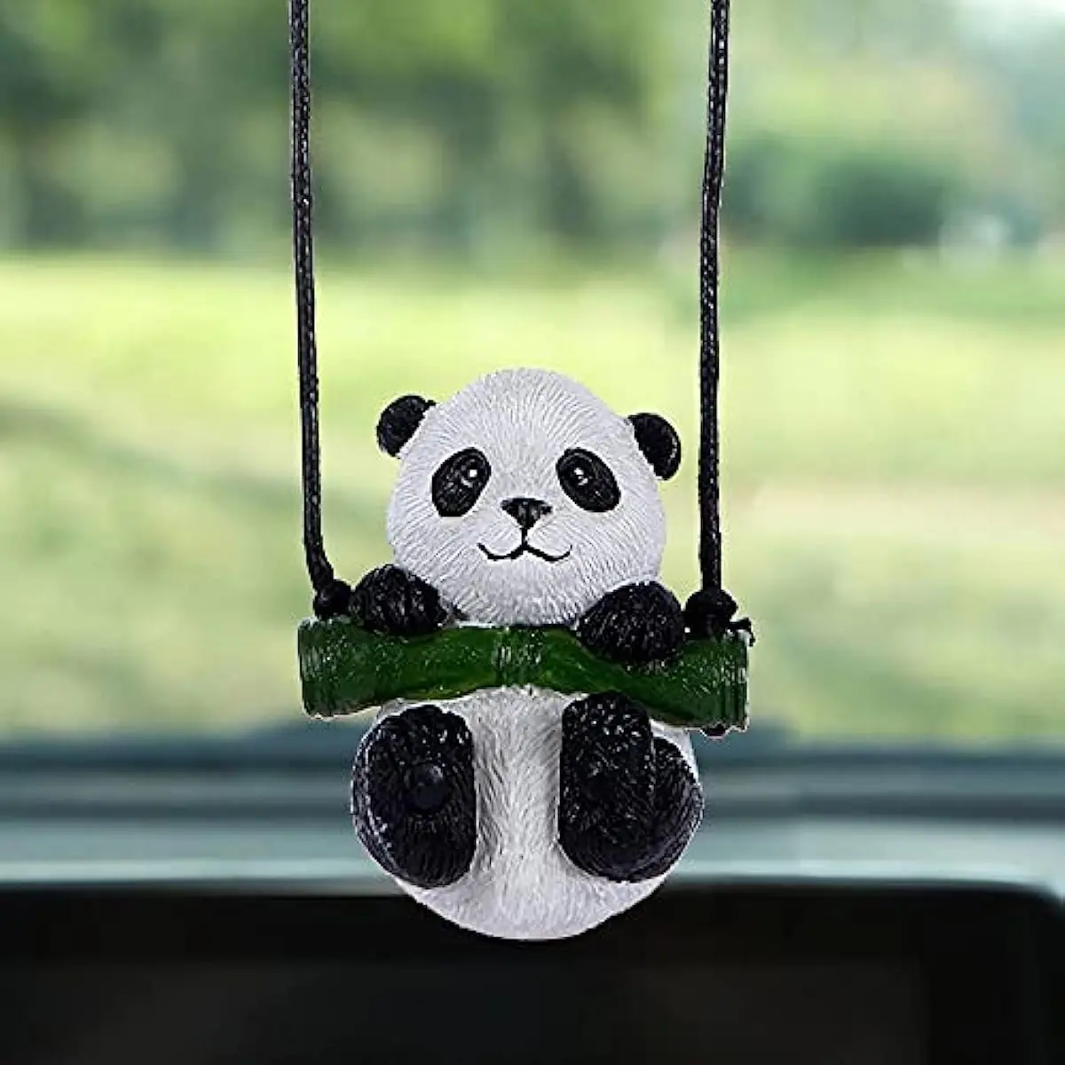 Panda Car Hanging Ornament Kung Fu Panda Decoration Mirror Hanging Car Interior Accessori Per Specchietto Retrovisore Appeso