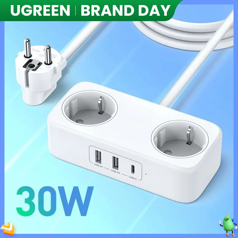 

Новое в продаже Ugreen настольное зарядное устройство 30 Вт, зарядное устройство для iPhone 14 13 12 Xiaomi Samsung