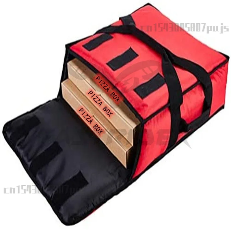 Portable Food Delivery Bag Pizza Bag Waterproof Insulated Cooler Folding Picnic Basket Ice Drink Box Thermal Lunch Box