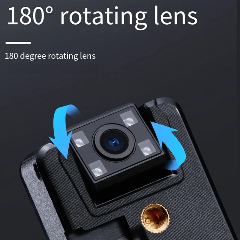XTECH A39 Full 1080P HD Mini Camera 3000Mah Camcorder Body Mount Cam Small 180° Rotating Bike Camera Sports DV Car DVR Webcam 6