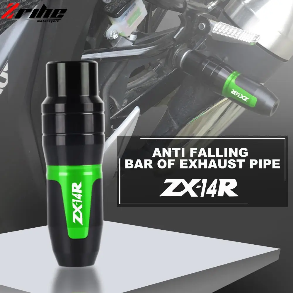 

For Kawasaki NINJA ZX-14R ZX14R ZX1400 ZZ-R1400 ZZR1400 Motorcycle Falling Protection Frame Sliders Crash Pads Exhaust Protector