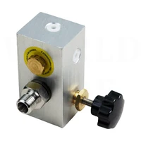 Original เครื่องอัดอากาศแรงดันสูงปั๊มบํารุงรักษาอุปกรณ์เสริมอลูมิเนียมวาล์ว Assembly 0-300bar 0-4500PSI 0-30MPA 4