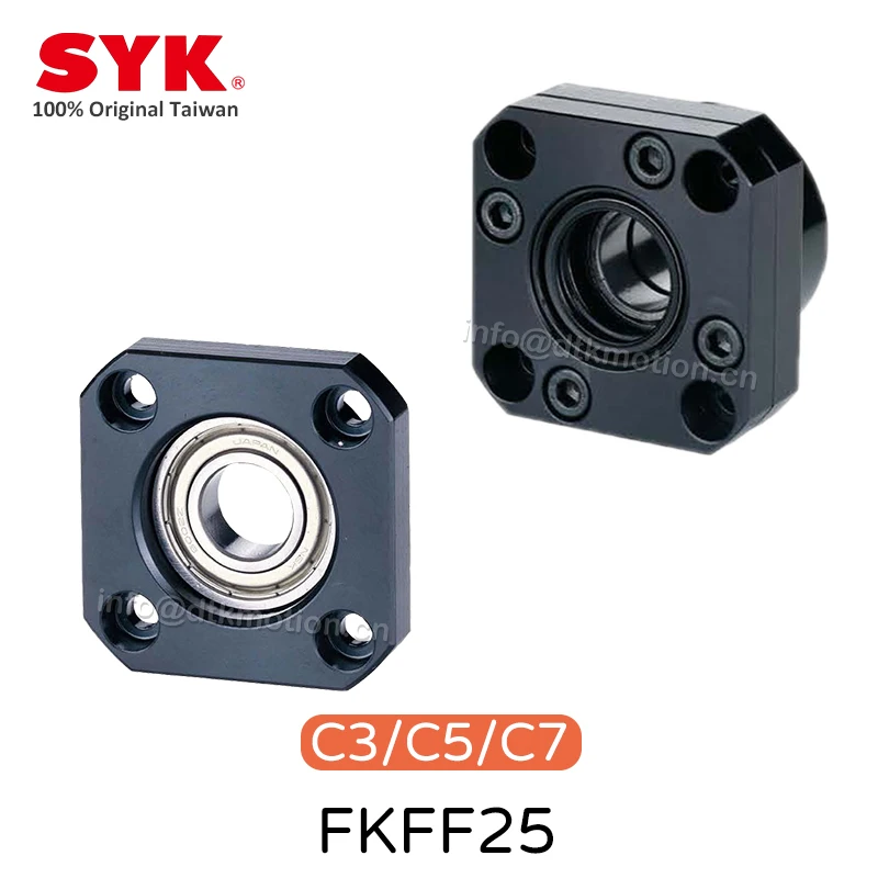 

SYK Support Unit Set FK25 FF25 Professional fixed side FKFF C3 C5 C7 for Ball Screw TBI sfu sfnu 3010 3210 Premium CNC brand new