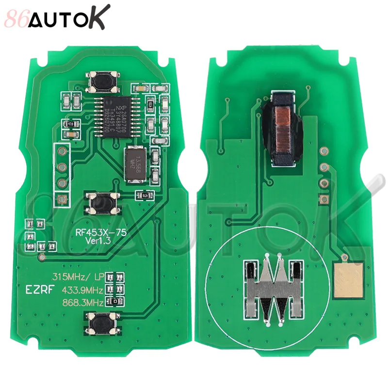 Car Remote Control Key for BMW CAS 3 System 1/3/5/7 Series X5 X6 E60 E61 E70 E71 E87 E90 Z4 46 Chip 315LP 315MHz 433Mhz 868MHz 2