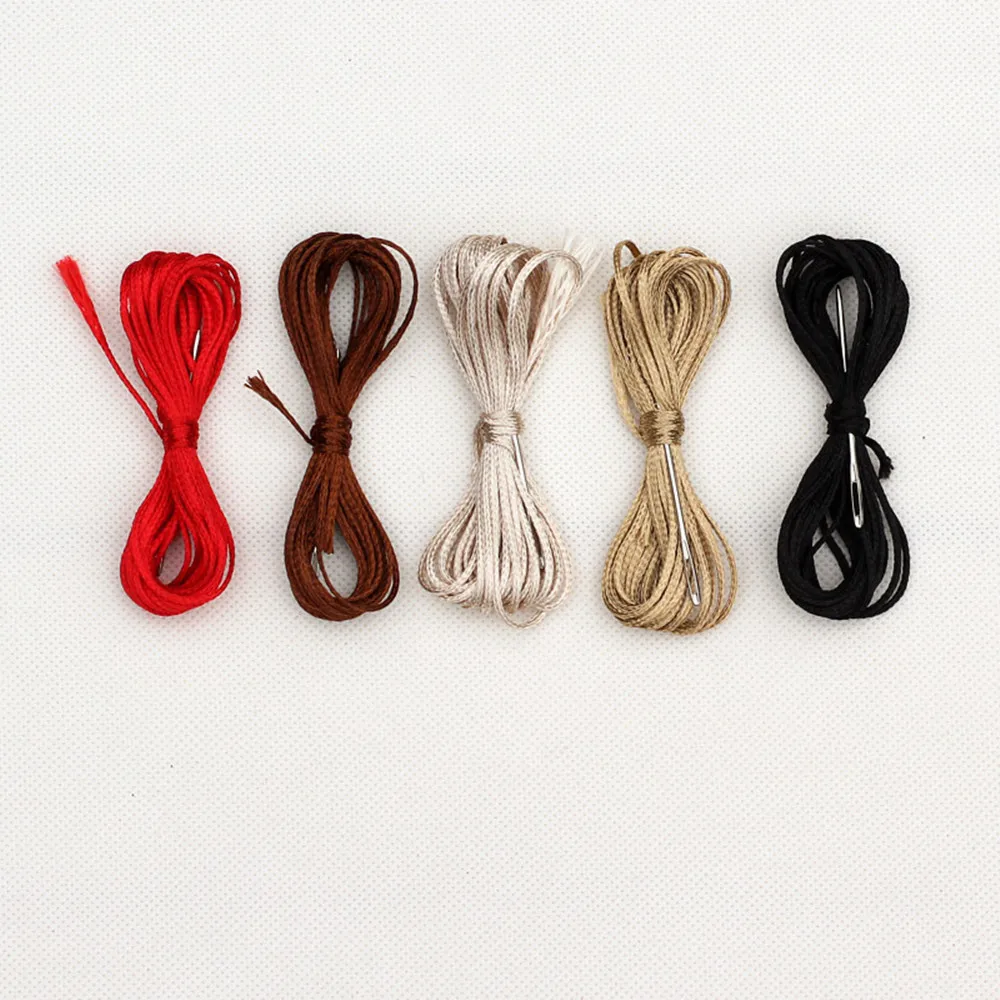 Universal Nadel und Faden Set für Auto Lenkrad Abdeckung Braid Protector DIY Braid Lenkrad Auto Innen Zubehör – Detail 1