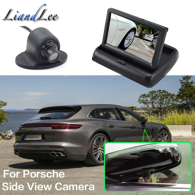 

For Porsche Taycan Parking Optima assist Camera Image Car Night Vision HD Front Side Rear View CAM Right Blind Spot Camera