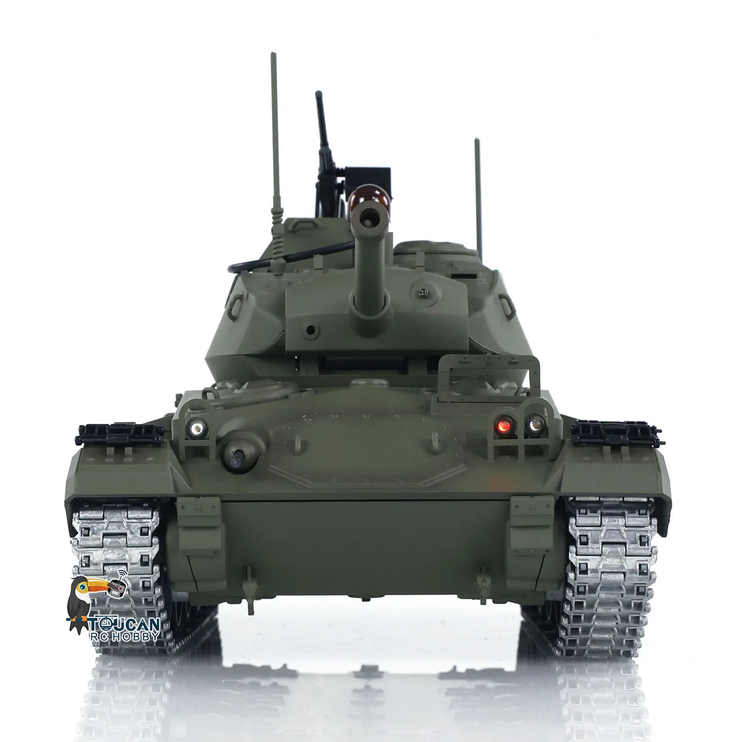 New Tongde M24 Chaffee 1/16 RC Light Tank Infrared Combating System Upgraded Wheels Radio Control Panzer Vehicle for Boy TH24485 2