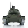 New Tongde M24 Chaffee 1/16 RC Light Tank Infrared Combating System Upgraded Wheels Radio Control Panzer Vehicle for Boy TH24485 2