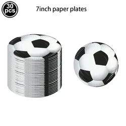 Soccer-Themed Rectangular Tablecloth - Perfect for Birthday Celebrations and Game Day Gatherings (Red)