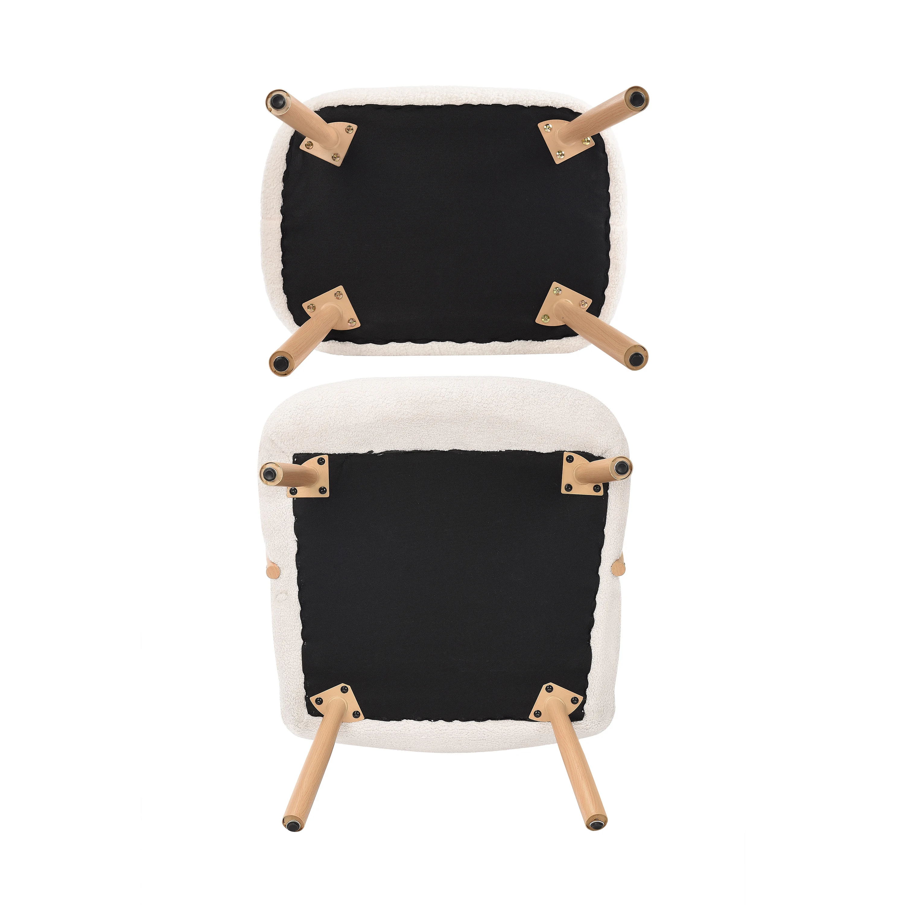 Beige Lounge Stoel Detail