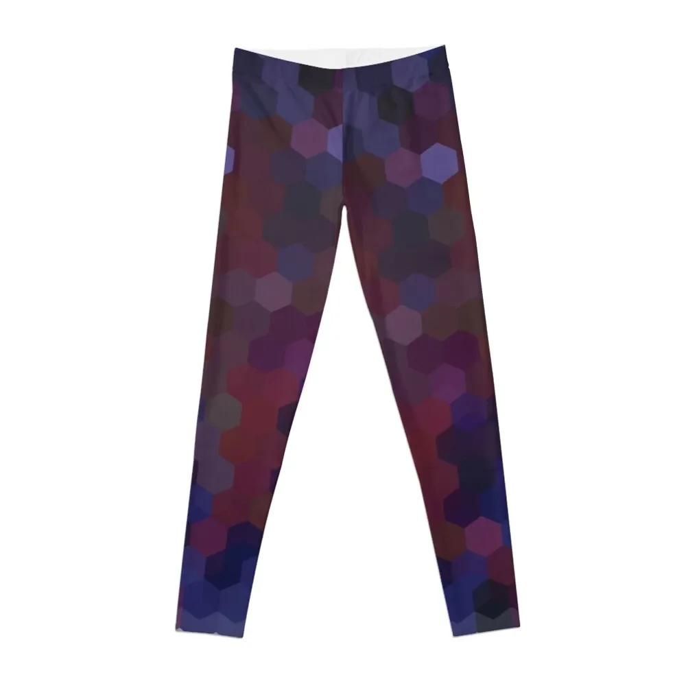 

Hexagonal Design Leggings push up tights for Women sportwear Womens Leggings