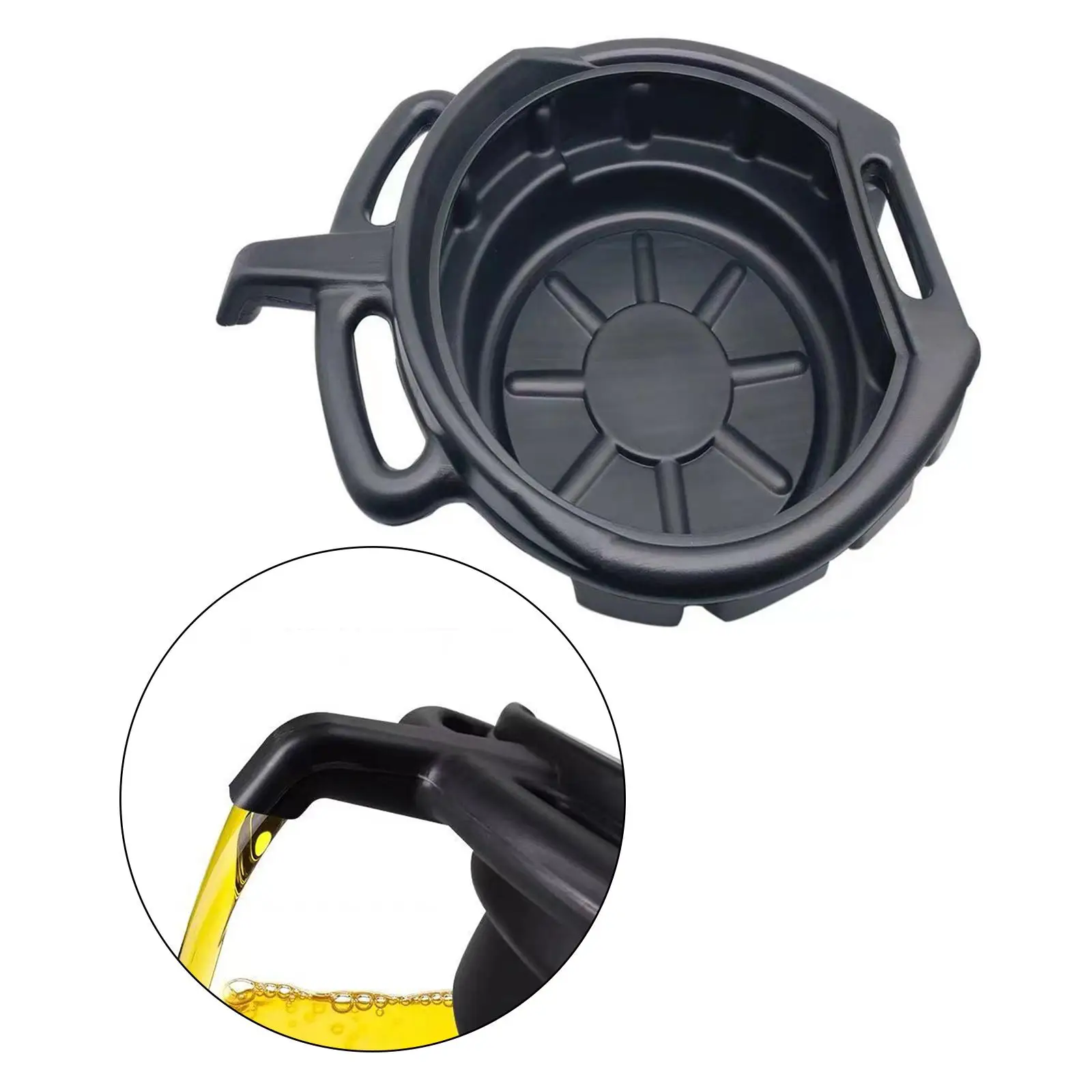 Oil Fuel Coolant Can Car Accessories 10L Durable Oil Catches Can Breather Tank Oil Drain Pan