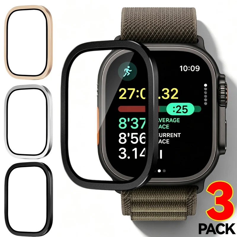 Premium Anti-Scratch Metal Bumper with Tempered Glass Screen Protector