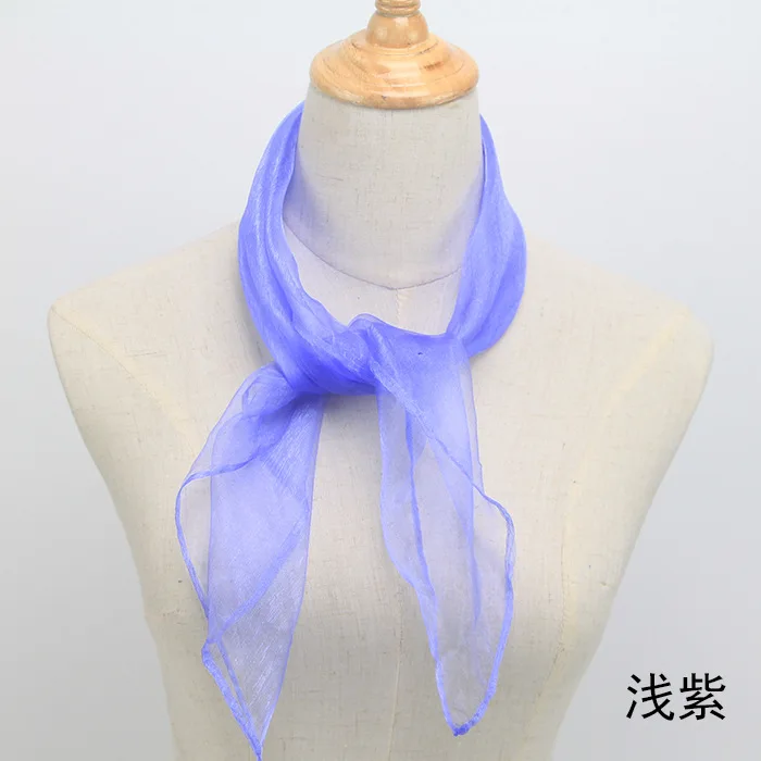 Sensory Scarves Multi-Colour 60cm Dance Sports Scarf Grils Sensory Square Movement Rhythm Band Scarves silk belly dance scarf