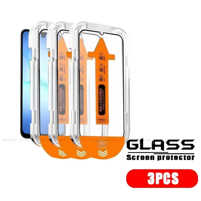 Premium Tempered Glass Screen Protector, Full Cover, Dust-Free, 9H Hardness