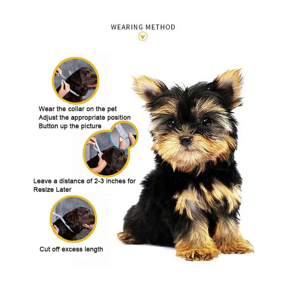 Simple Style Plant-Based Dog&Cat Emotional Soothing Collar with Essential Oil Diffuser Provides Calming Effect for Up To 60 Days