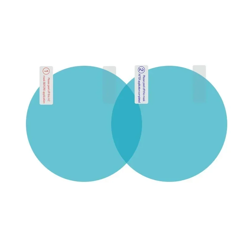 2Pcs Car Rainproof Film Car Rearview Mirror Protective Rain Proof Anti Fog Waterproof Film Membrane Accessories
