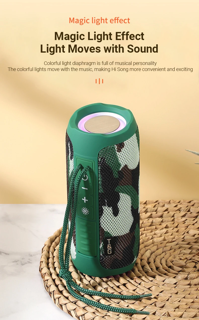 Wireless Portable Bluetooth Speaker Radio FM AUX PC TV Sound Music Box Bluetooth For Handsfree Subwoofer_voghion.com