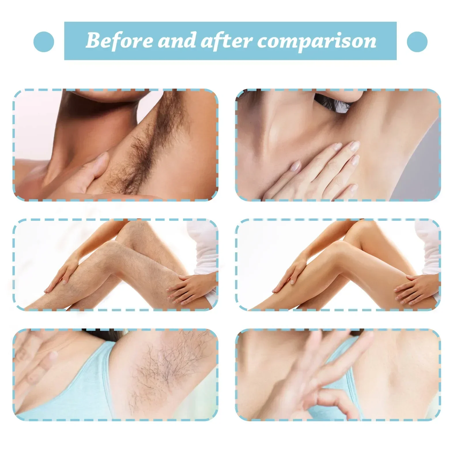 Permanent Hair Removal Spray Painless Hair Remover for Ladies Armpit Legs Arms Hair Growth Inhibitor Depilatory Body Cream Care 3