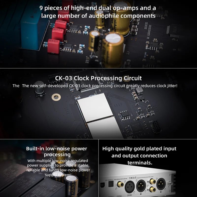 SMSL D400EX 고해상도 오디오 디코더 AK4191 AK4499EX DAC 칩 XU316 MQA-CD DSD512 동축 광 Blutetooth I2S 원격 제어 포함