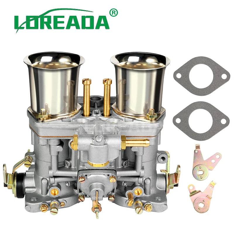 2 Barrel Carburetor 40IDF With Air Horn & Gaskets For VW/Fiat/Porsche