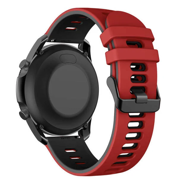 Versatile Silicone Smartwatch Replacement Strap, 22mm/20mm