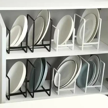 Armadietto da cucina Piatto portaoggetti Controsoffitto Portapiatti Cassetto Piatto piano Divisorio Scolapiatti Accessori per rack di stoccaggio a strati