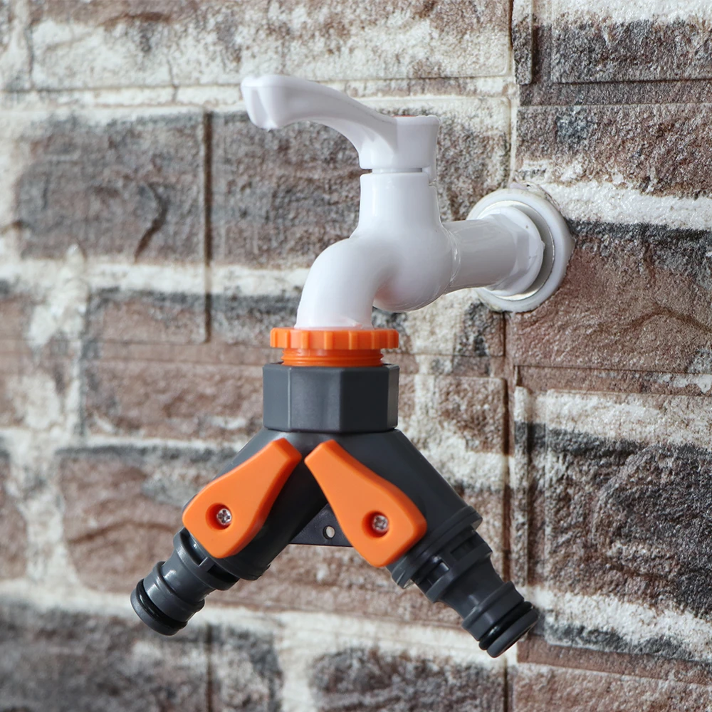 1/2 "3/4" y-Typ Kugel hahn Schlauch adapter 16mm Nippel Schnell anschluss Garten hahn Wasserhahn Bewässerungs rohr Rohr verschraubung Stopp wasser – Detail 6