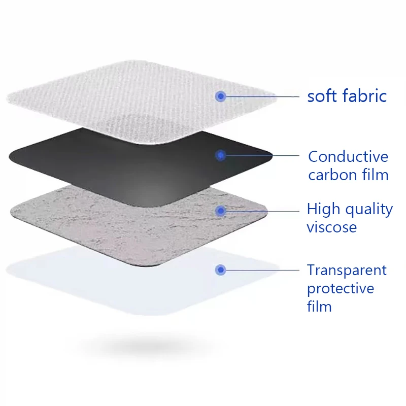 10/20/30pcs Electrode Pads EMS Replacement for TENS Unit Therapy Machine Muscle Stimulator Massager Pulse Massage for Body