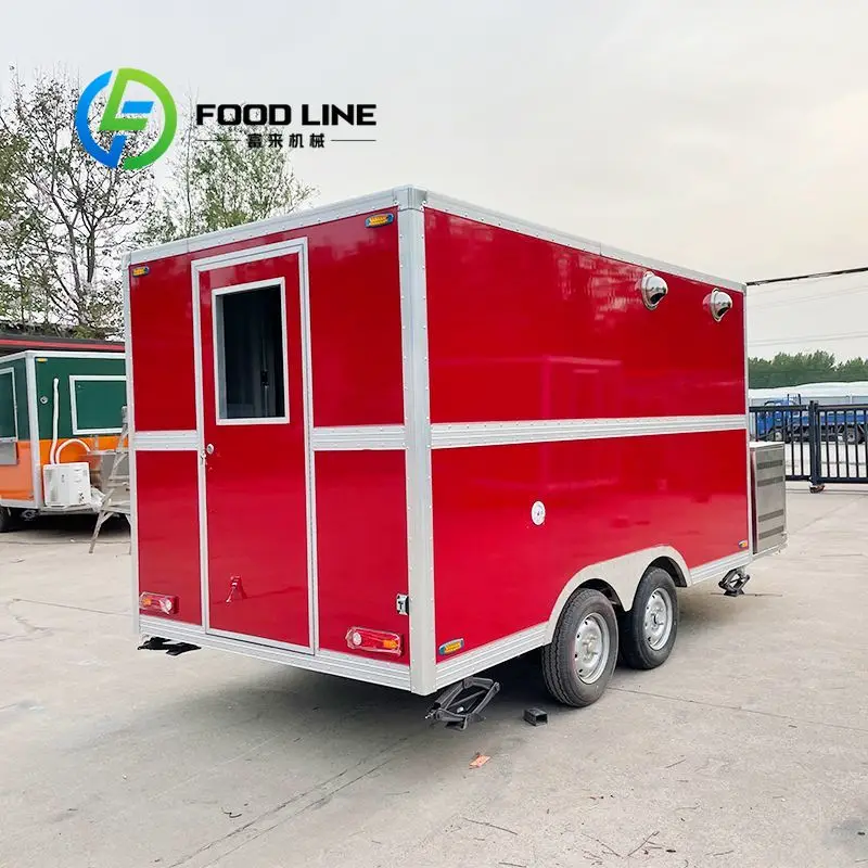 Bar mobile Hot Dog Pizza Fast Food Truck Ristorante completamente attrezzato