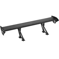 GT Wing car spoiler, 110 cm universal spoiler with single deck, adjustable lightweight aluminum, car rear spoiler wing, racing spoiler BGW/JDM drift black 7