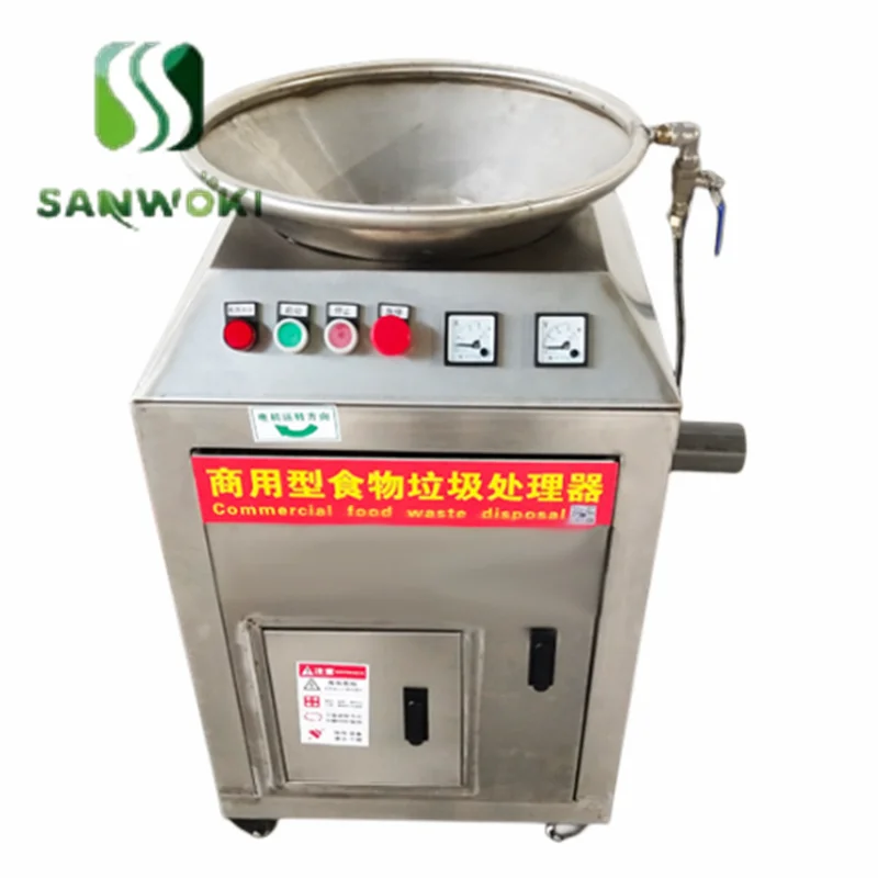 Food Waste Disposer Automatic Dry And Wet Waste Treatment Shredder Small Kitchen Wastage Disposal Equipment Galley Meals Crusher 2