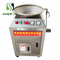 Food Waste Disposer Automatic Dry And Wet Waste Treatment Shredder Small Kitchen Wastage Disposal Equipment Galley Meals Crusher 2