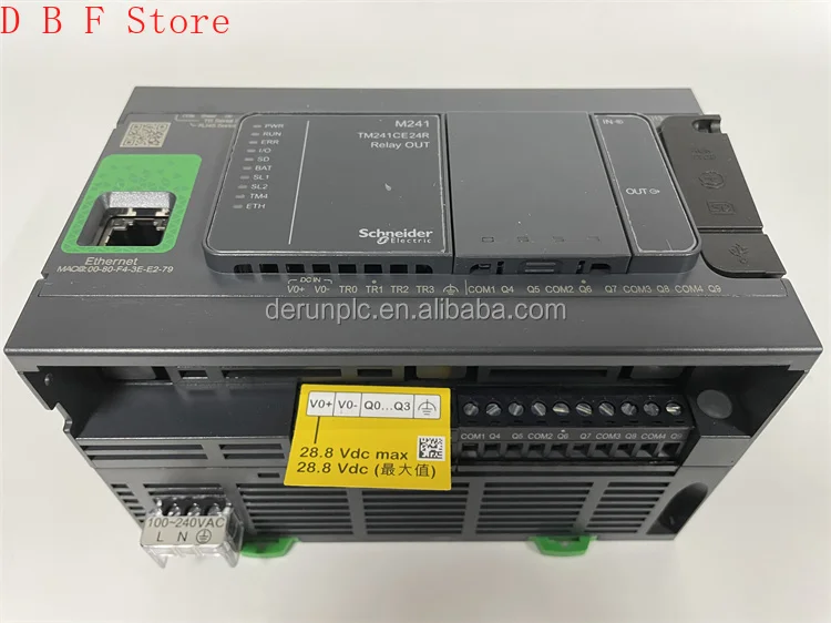 

Логический контроллер TM241C40R, реле Modicon M241 40 IO