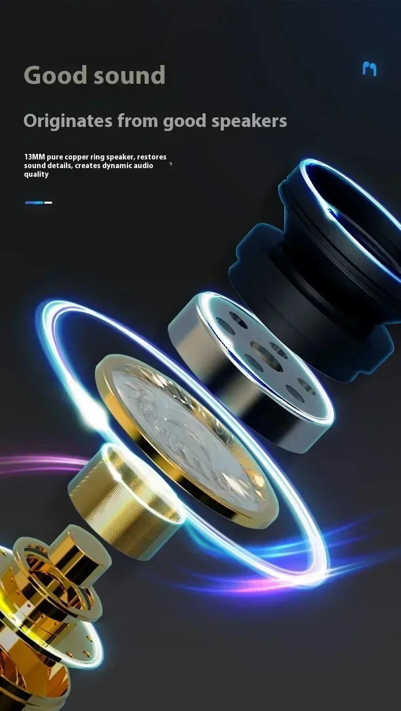 Wireless Bluetooth Earbuds With Mic And Touch Control System_voghion.com