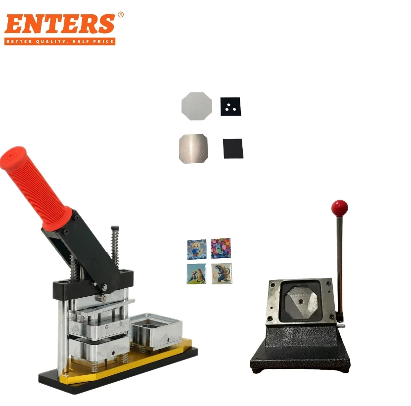 Square Fridge Magnet Making Machine Kit Including materials