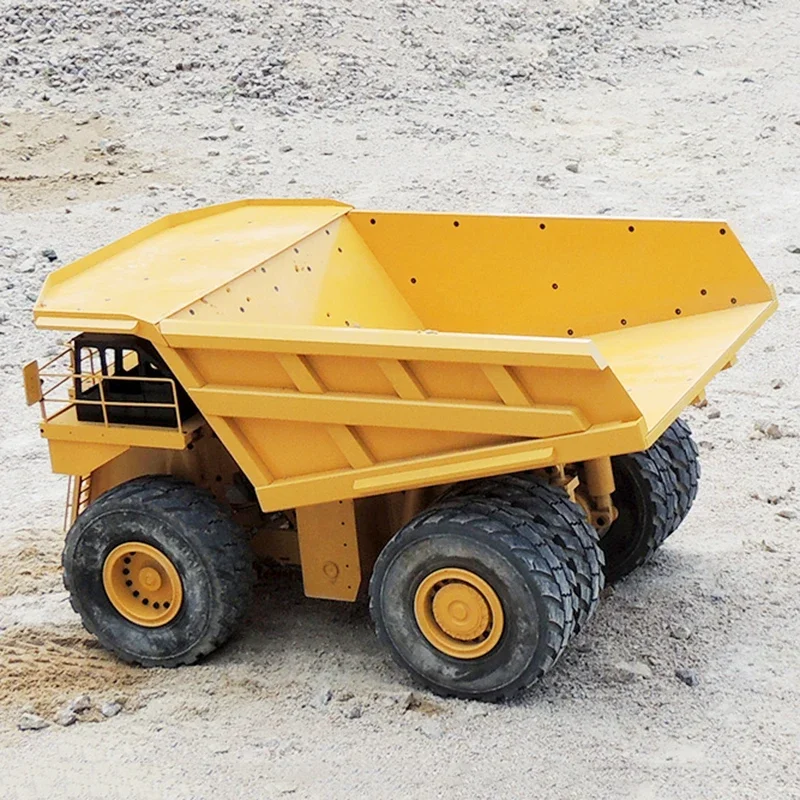 1/12 RC Truck Metal Heavy Engineering Dump Truck Model Radio Remote Control Boys RC Car Toy 5