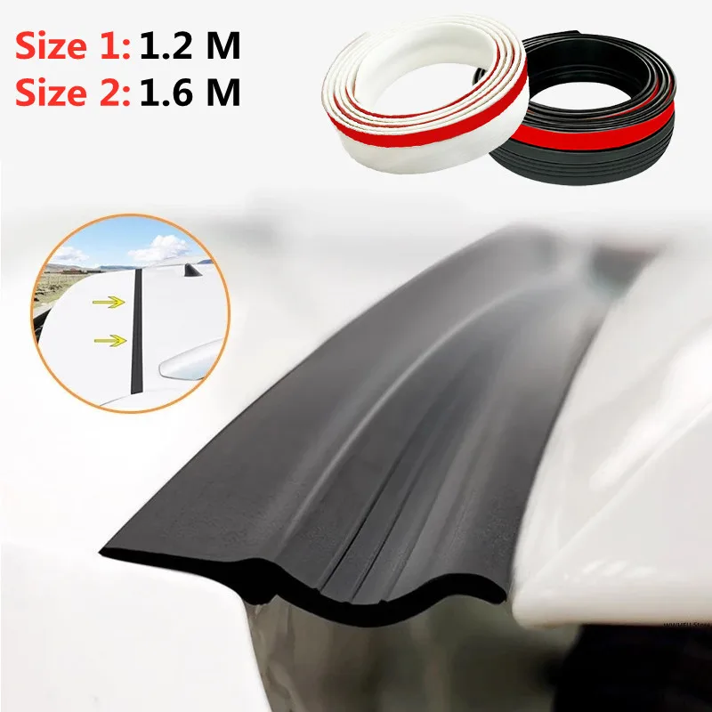 Car Rubber Sealing Strip Auto Trunk Lid Gap Seal Strip Universal Hatchback Upper Edge Trim